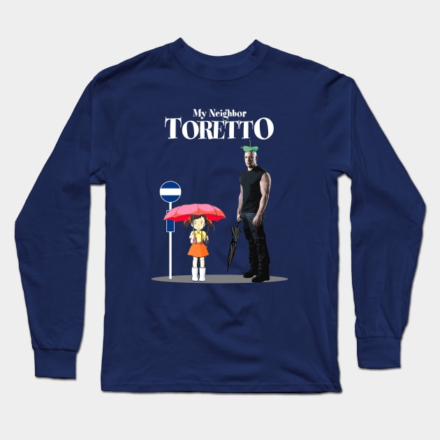 My Neighbor Toretto Dominic Fan Art Fast Furious Long Sleeve T-Shirt by kaitokid